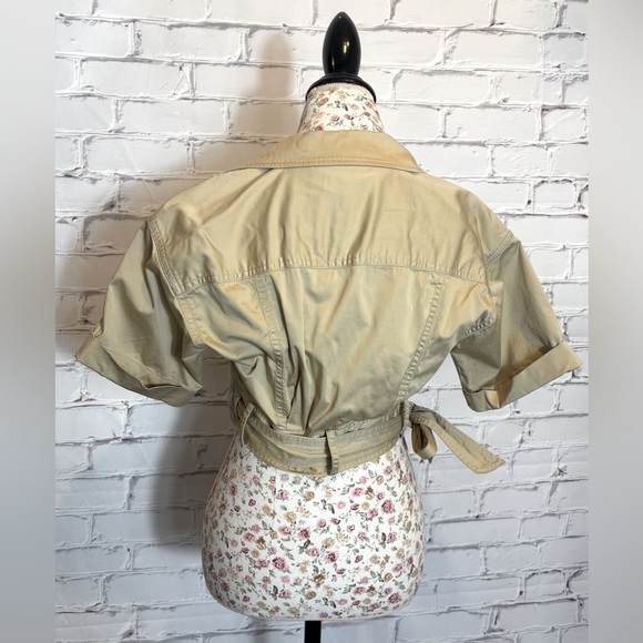 Derek Lam 10 Crosby x RTR Wrap Crop Top Size 2 - Picture 5 of 9